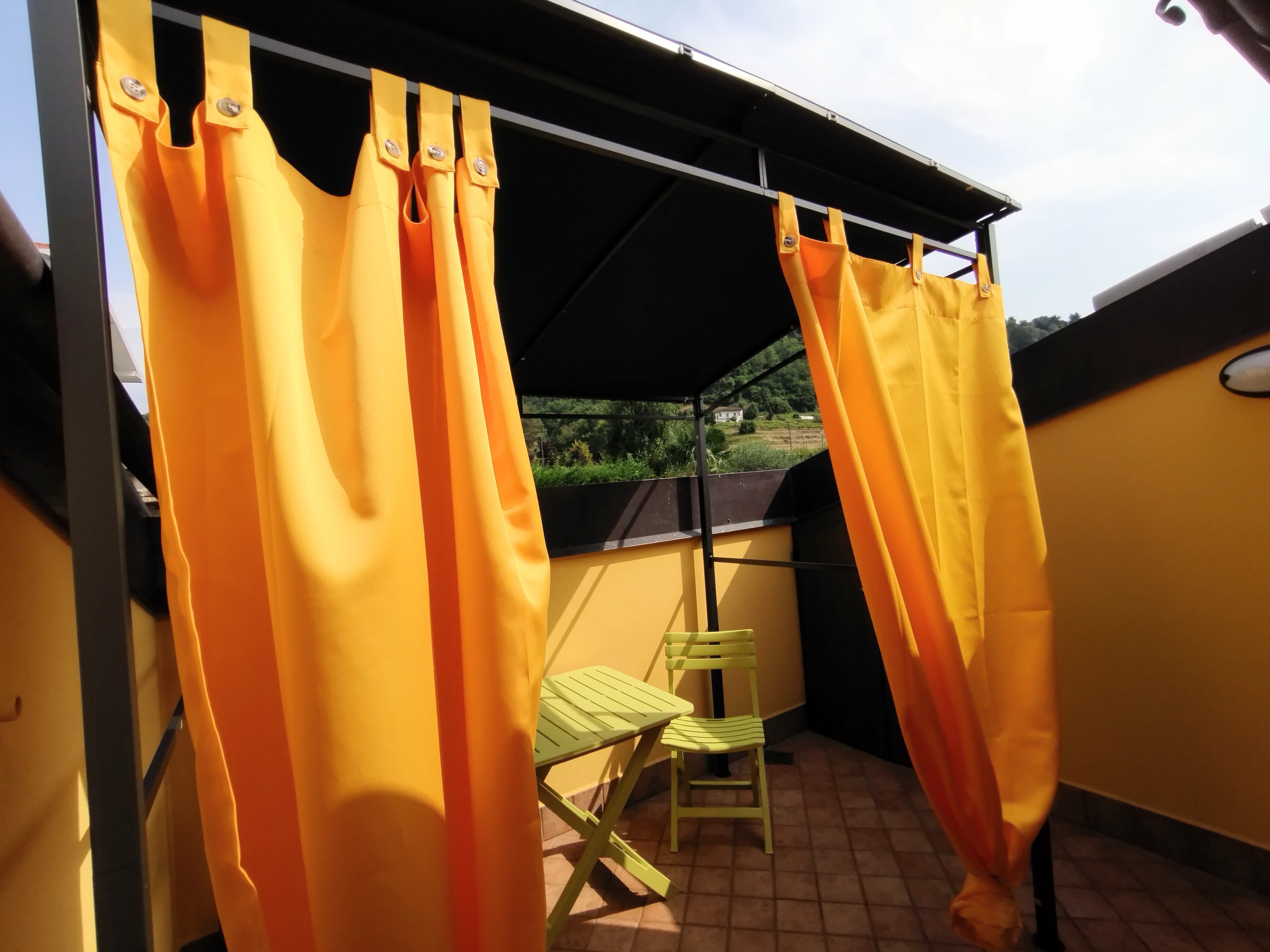 Mansarda di Masha. Terrace. House for short rent on Lake of Iseo, Lombardia, Bergamo and Aiport